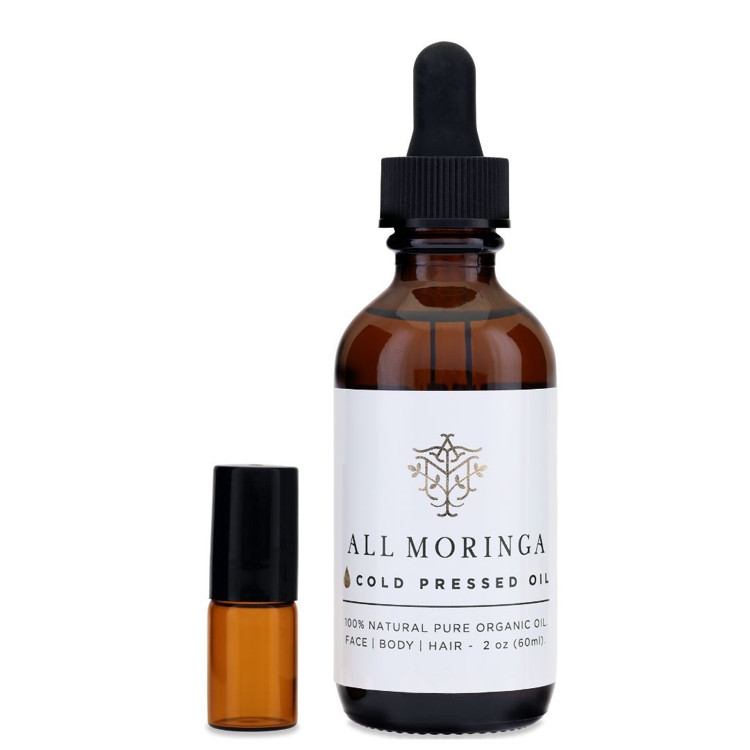 Premium Pure 100% Organic Moringa Oleifera Cold Press Seed Oil for