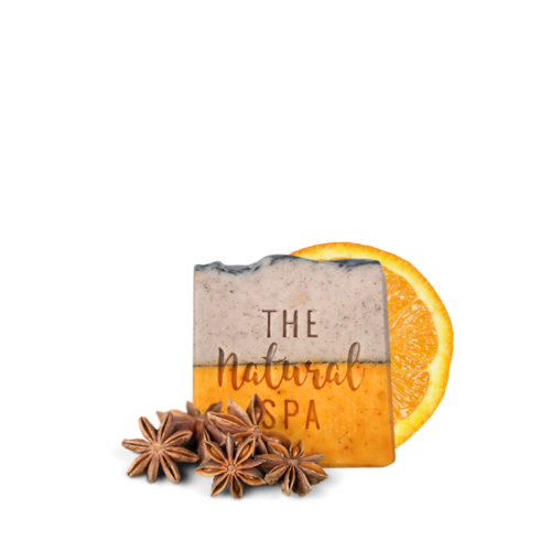 Spiced Orange Soap Bar -  Sweet Orange and Star Anise - 3 different