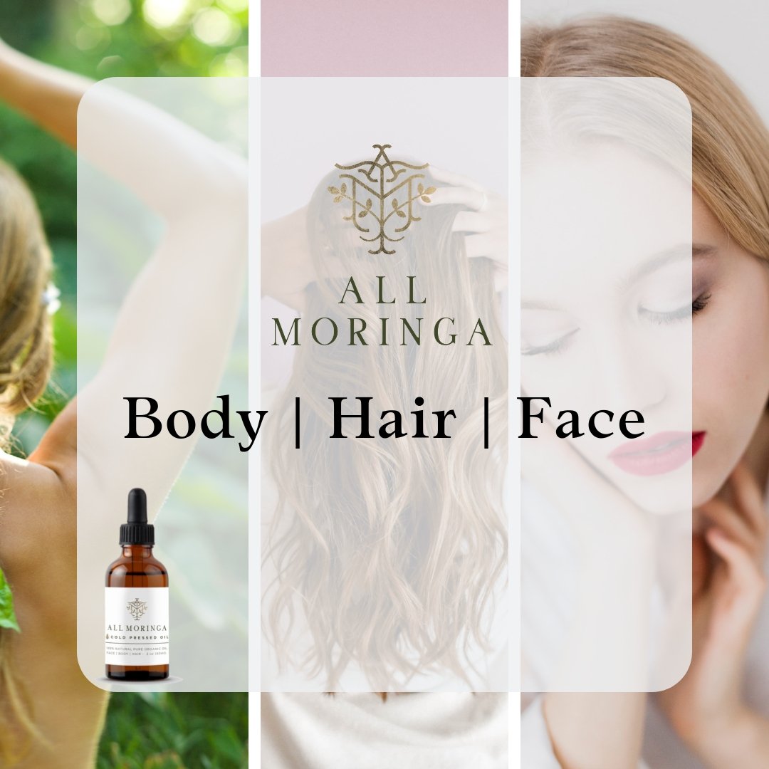 Premium Pure 100% Organic Moringa Oleifera Cold Press Seed Oil for