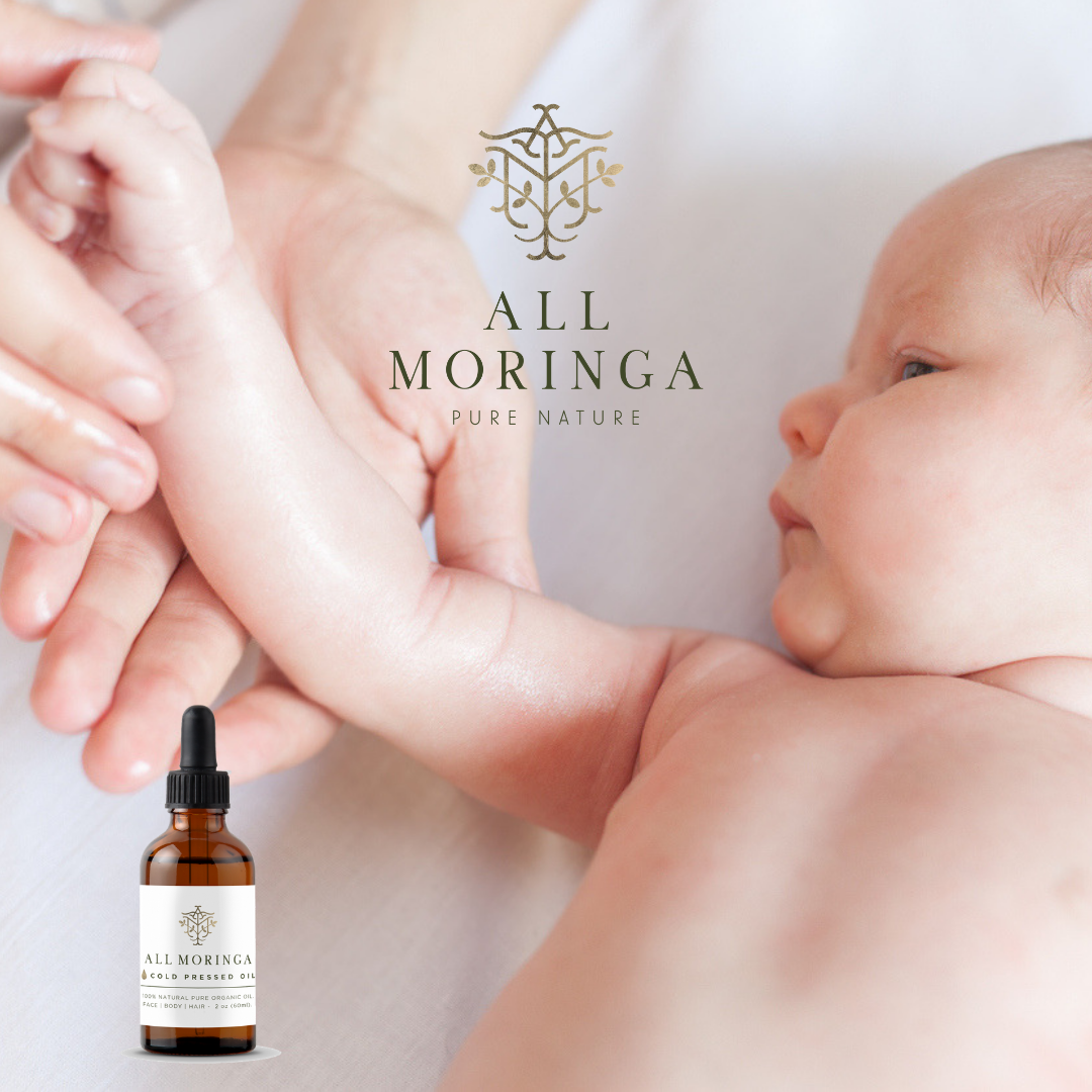 Premium Pure 100% Organic Moringa Oleifera Cold Press Seed Oil for