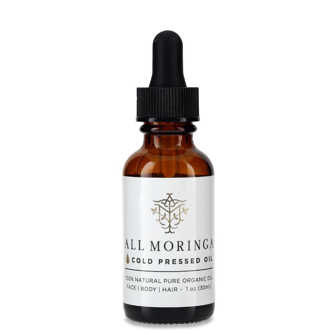 Premium Pure 100% Organic Moringa Oleifera Cold Press Seed Oil for